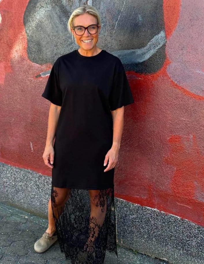 PCMAVE Long Dress - Black